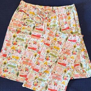 Fashion by Mirbeau “camper” pajama pants. Sz. M